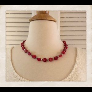 Natural Stone Beaded Necklace